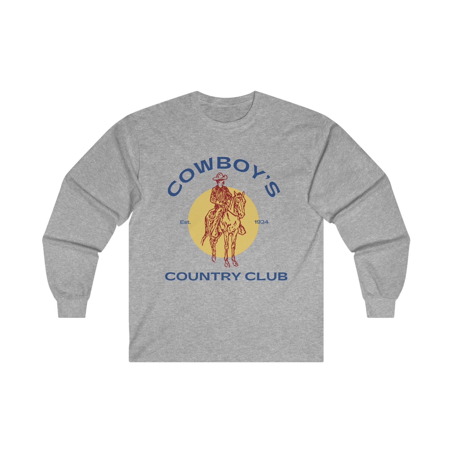 Cowboy's Country Club Ultra Cotton Long Sleeve Tee