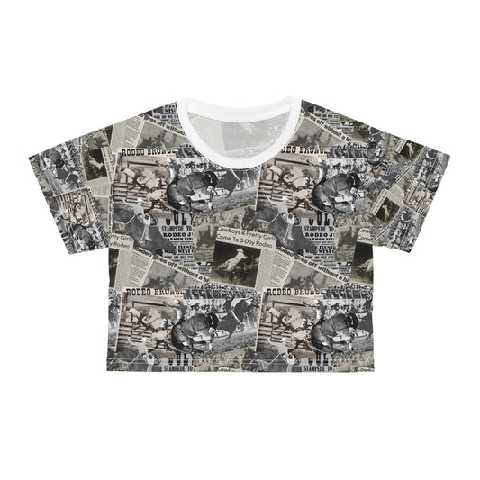 RODEO REPORTER Crop Tee