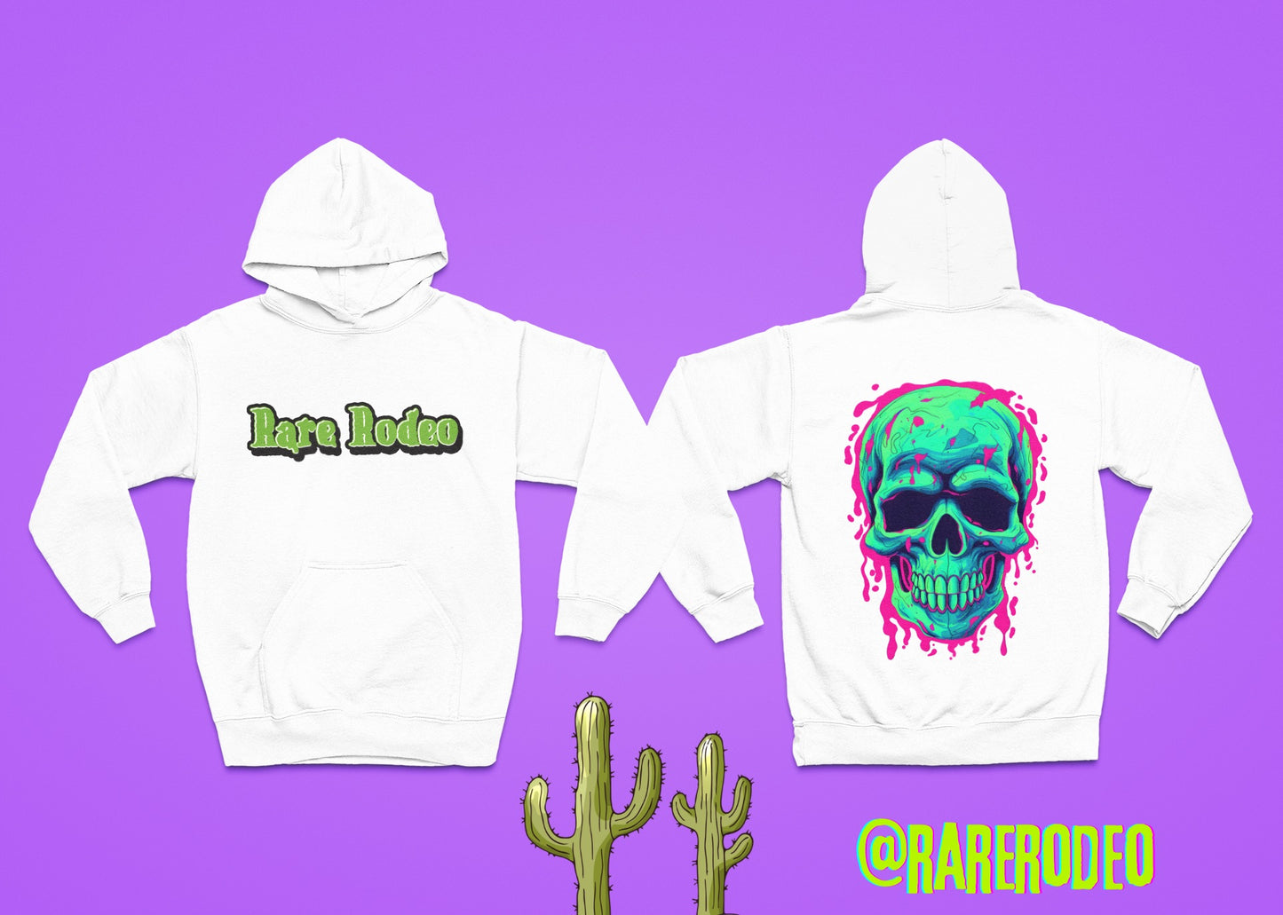 Neon Skull Hoodie