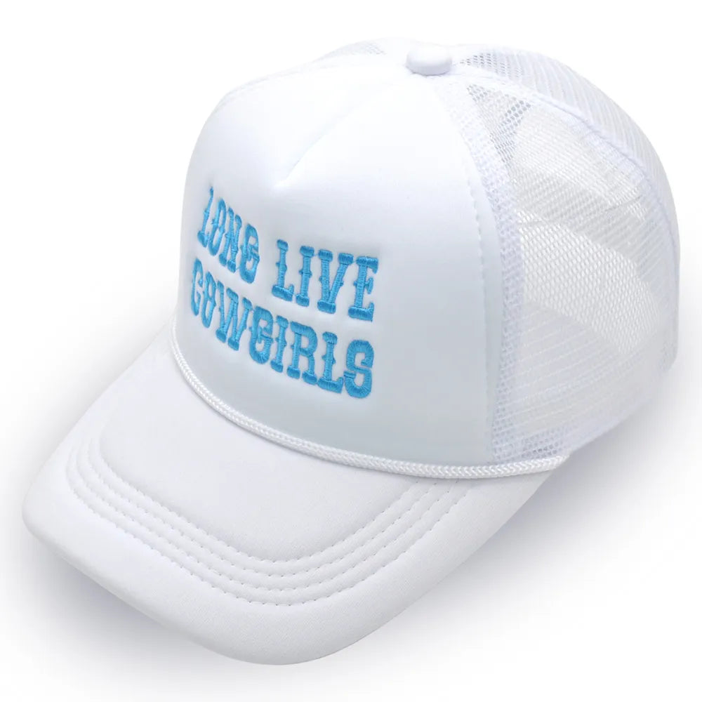 LONG LIVE COWGIRLS Embroidered Trucker Hat