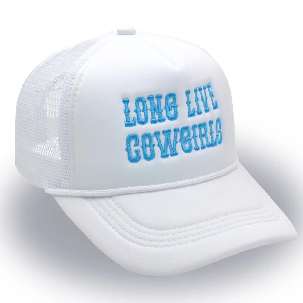 LONG LIVE COWGIRLS Embroidered Trucker Hat